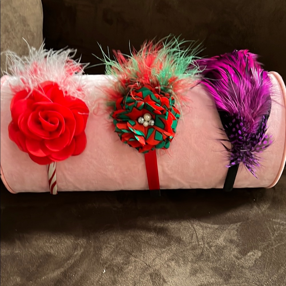 Set of Three Decorative Headbands